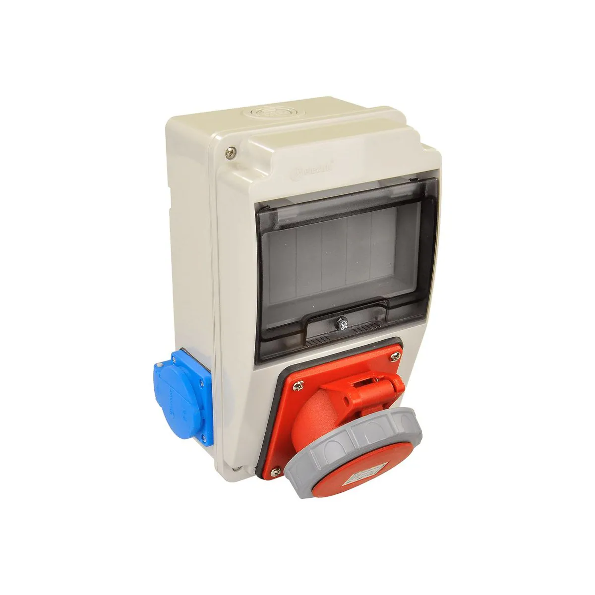TP Elektrik 3318-002-6000 130x220 Socket-Equipped Combination Box, with 5x16A and 1x16A Sockets