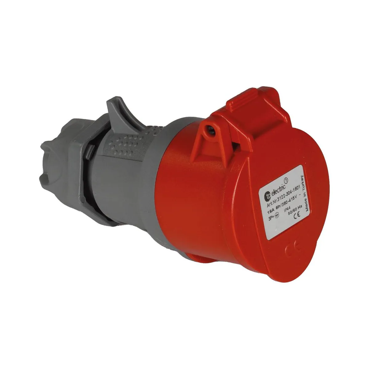 TP Elektrik 3022-304-1601 CEE 4x16A Extension Socket, IP 44, 6h