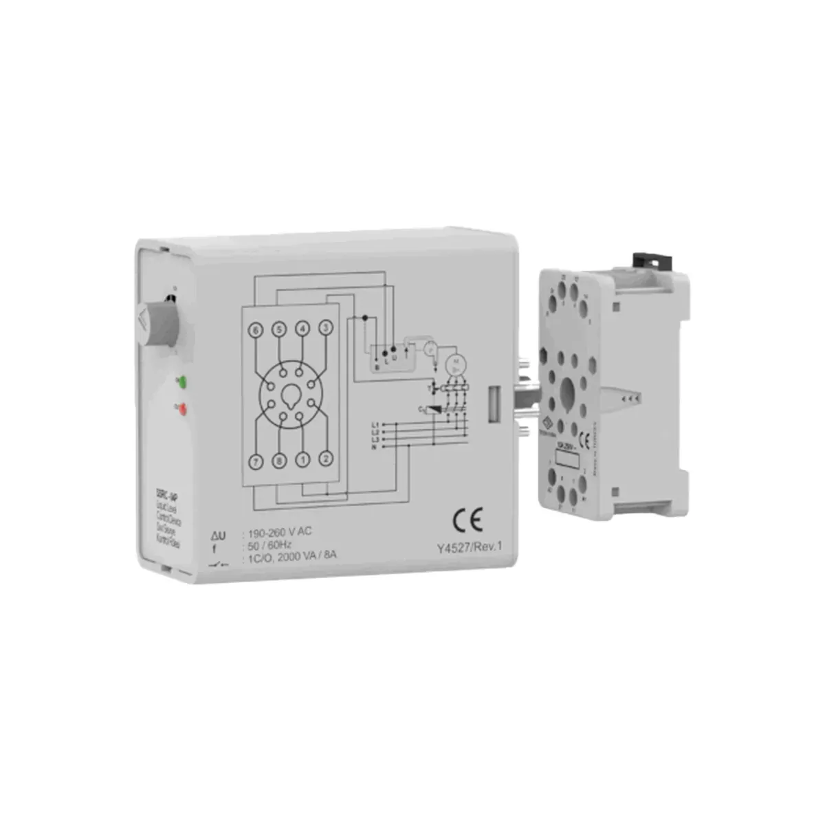 Entes SSRC-04P Liquid Level Control Relay, 5-100 KW, 230VAC