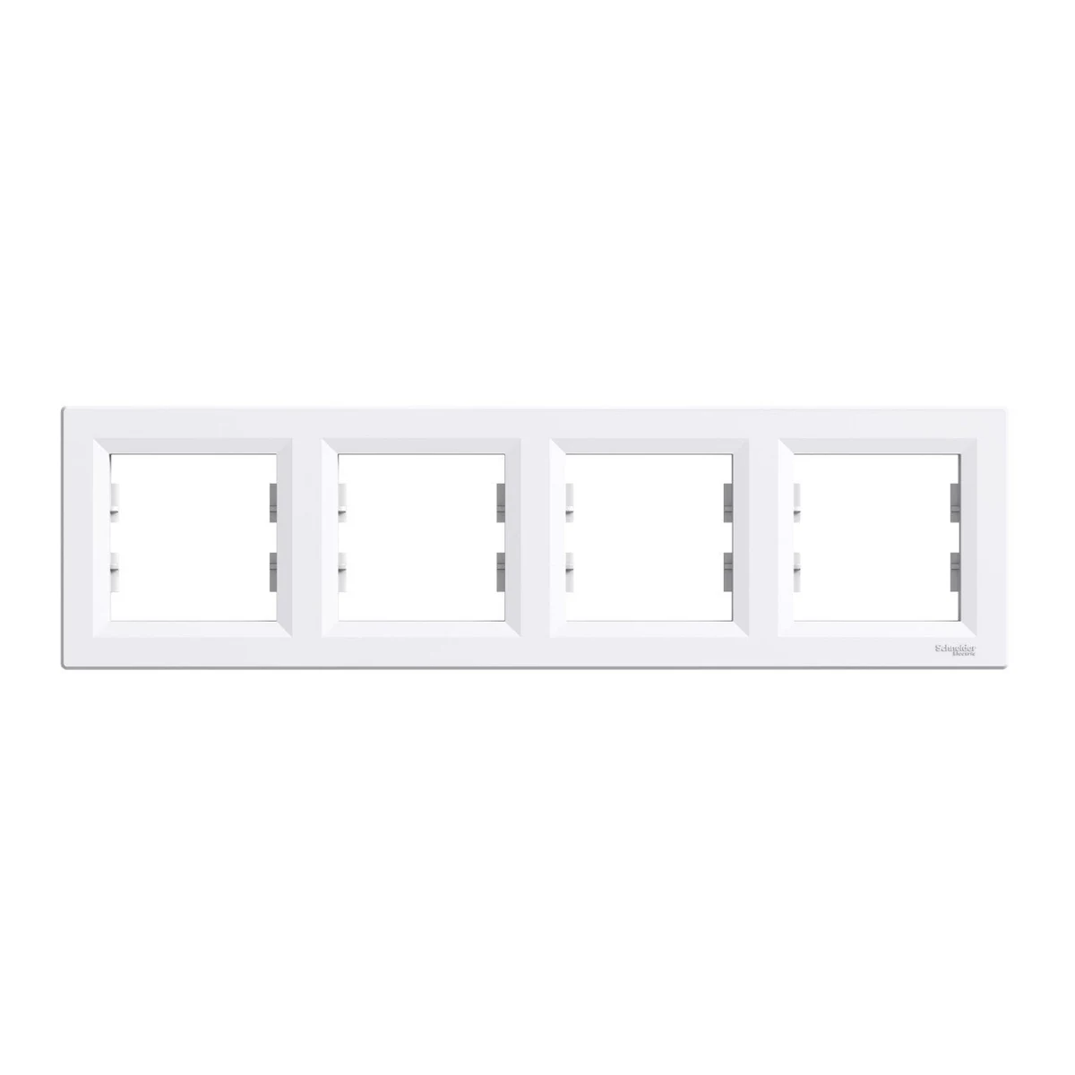 Schneider Electric EPH5800421 Asfora Four-Gang Frame Horizontal