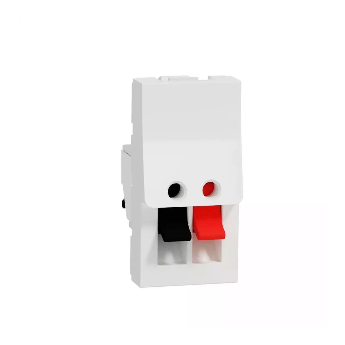 Schneider Electric NU348718 Yeni Unica, Speaker Socket 1 module, White