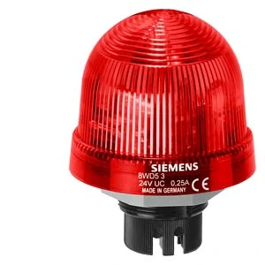 Siemens 8WD5300-1AB Sinyal Kolonu Donanımı Kalıcı Işıklı, Kırmızı