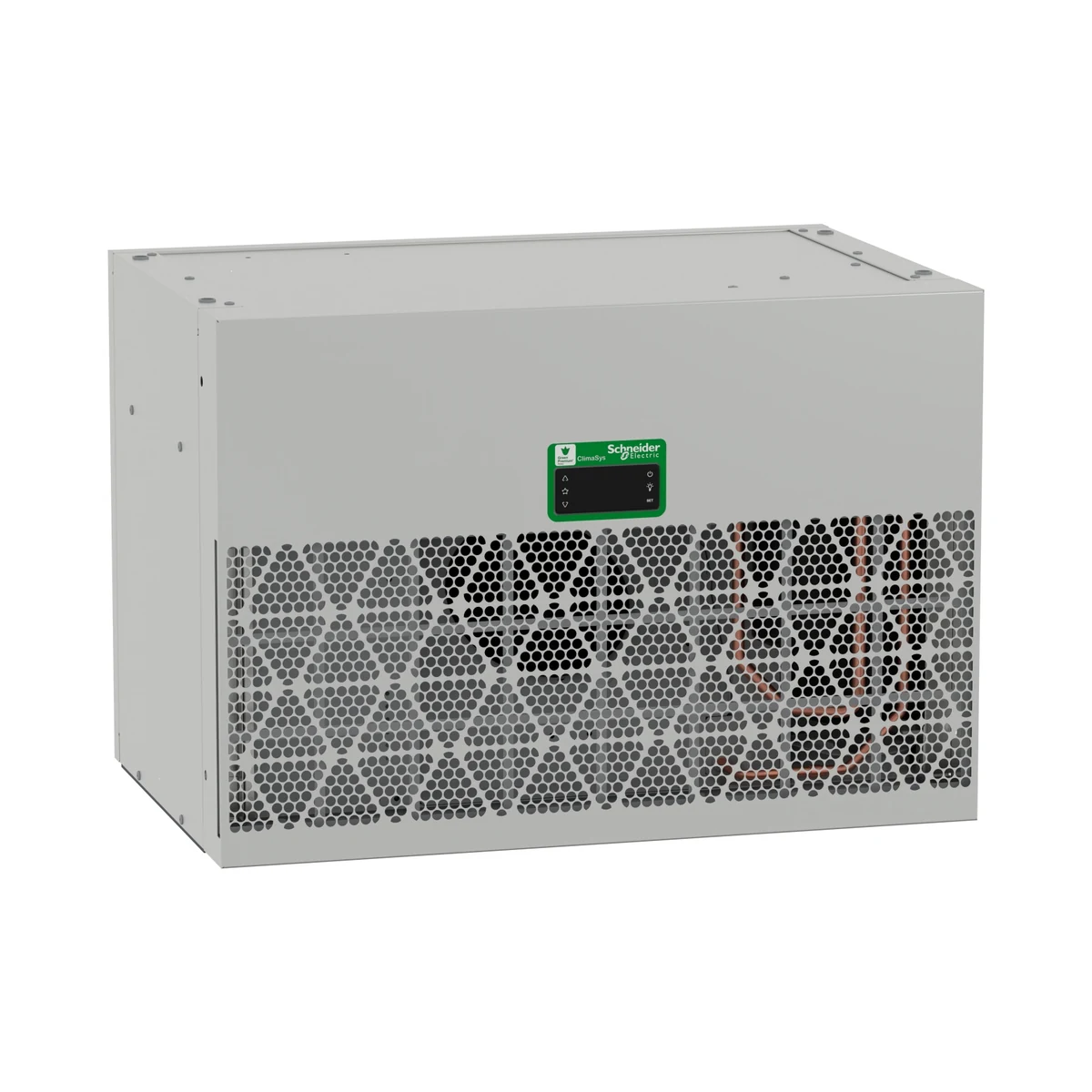 Schneider Electric NSYCU1K22P4RDG Roof-Mounted Cooling Unit, Climasys CU, 1.2kW, 2-Pole, 400/460V, 50/60Hz, IP54