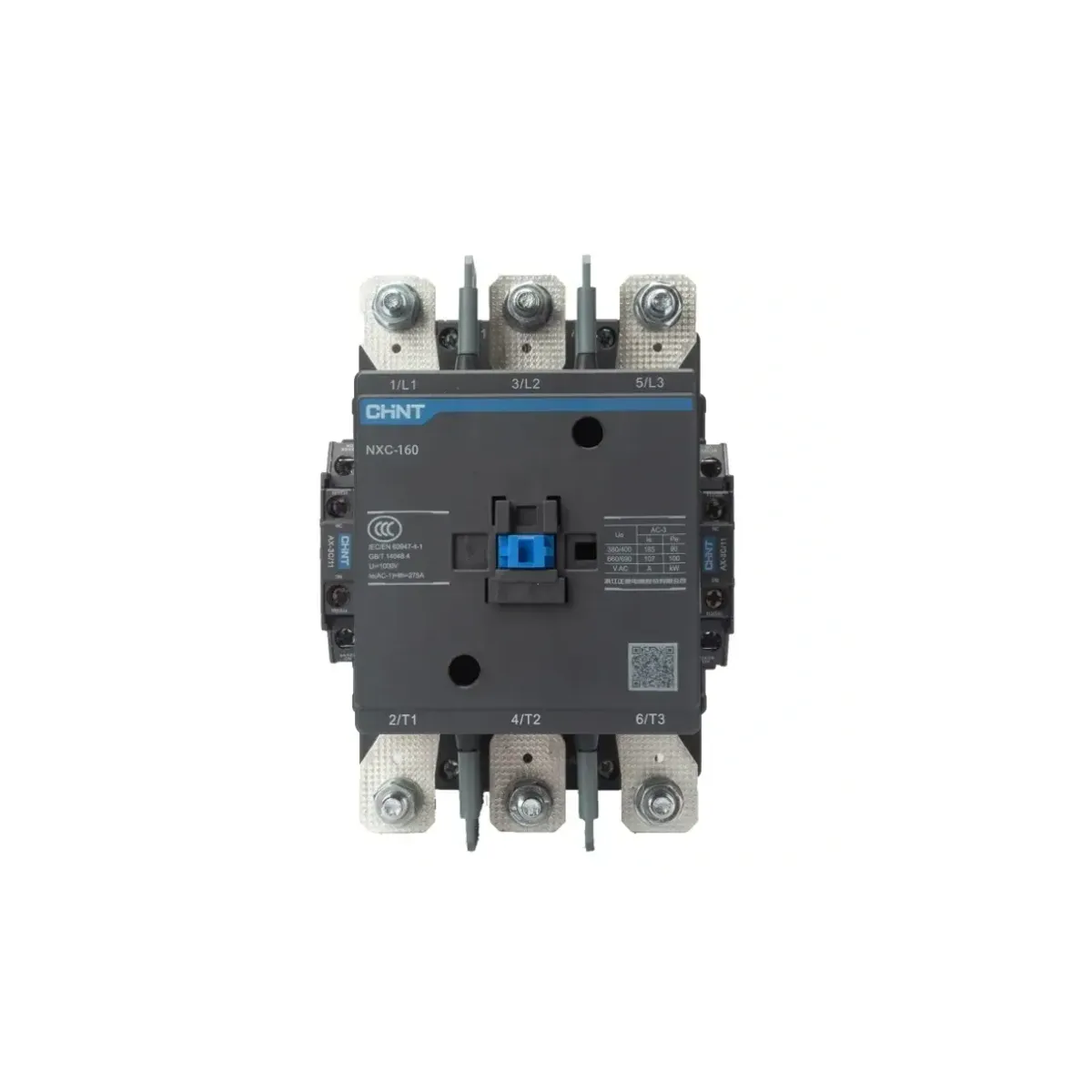 Chint NXC-160 220V AC Bobinli 3 Kutup 160A 2NO+2NC Yardımcı Kontaklı Kontaktör 75kW