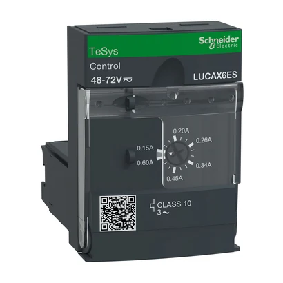 Schneider Electric LUCAX6ES TeSys U Standart Kontrol 0.15-0.6A 48-72VAC/DC — üretici katalog görseli