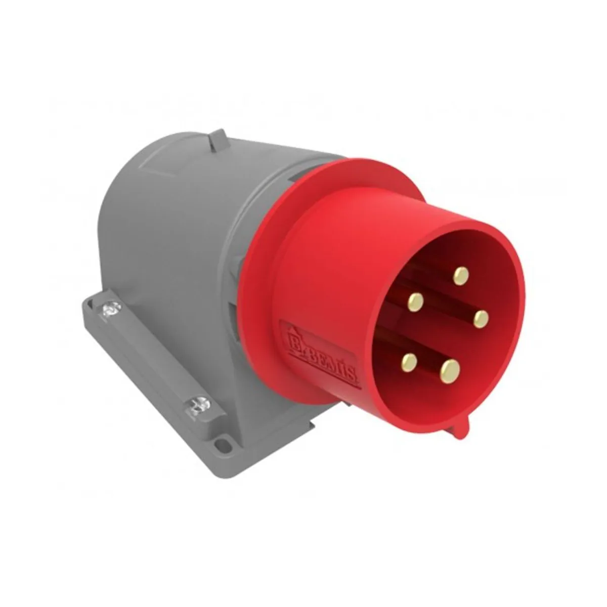 Bemis BC1-3505-2060 CEE 90° Angled Phase Inverter Wall Plug 32 A 3P+E+N IP44