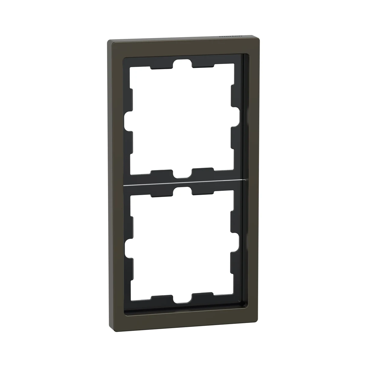 Schneider Electric MEG4020-6552 Merten System-D, 2-Gang Frame, Mocha Metallic, D-Life