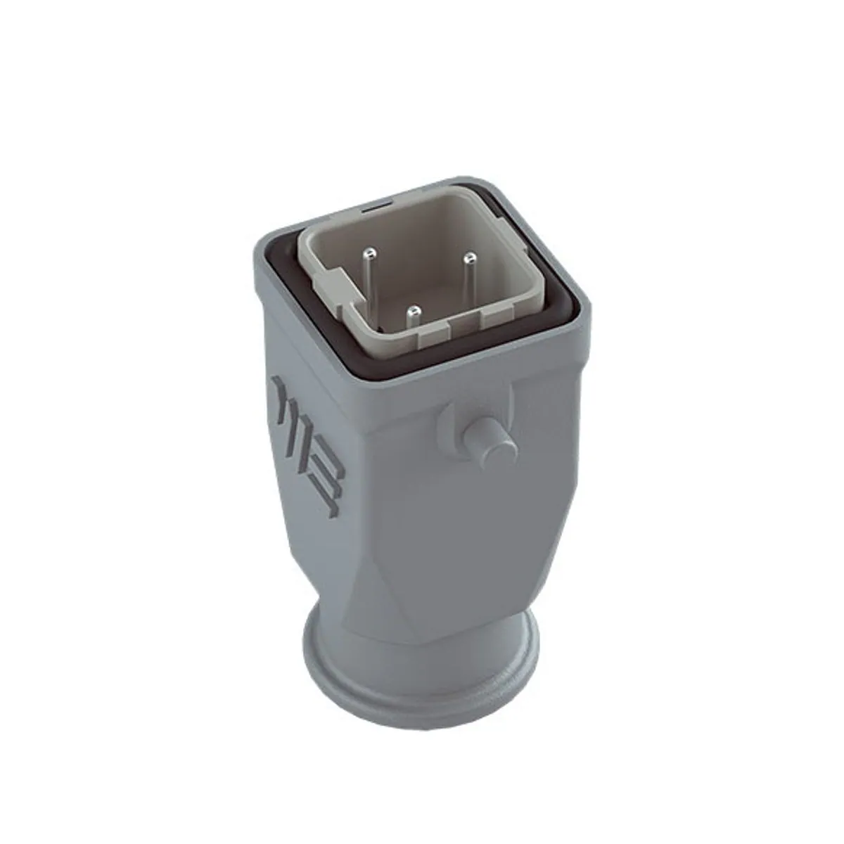 Mete Enerji 403265 3x10A Multi-Pole Thermoplastic Plug Rear Entry