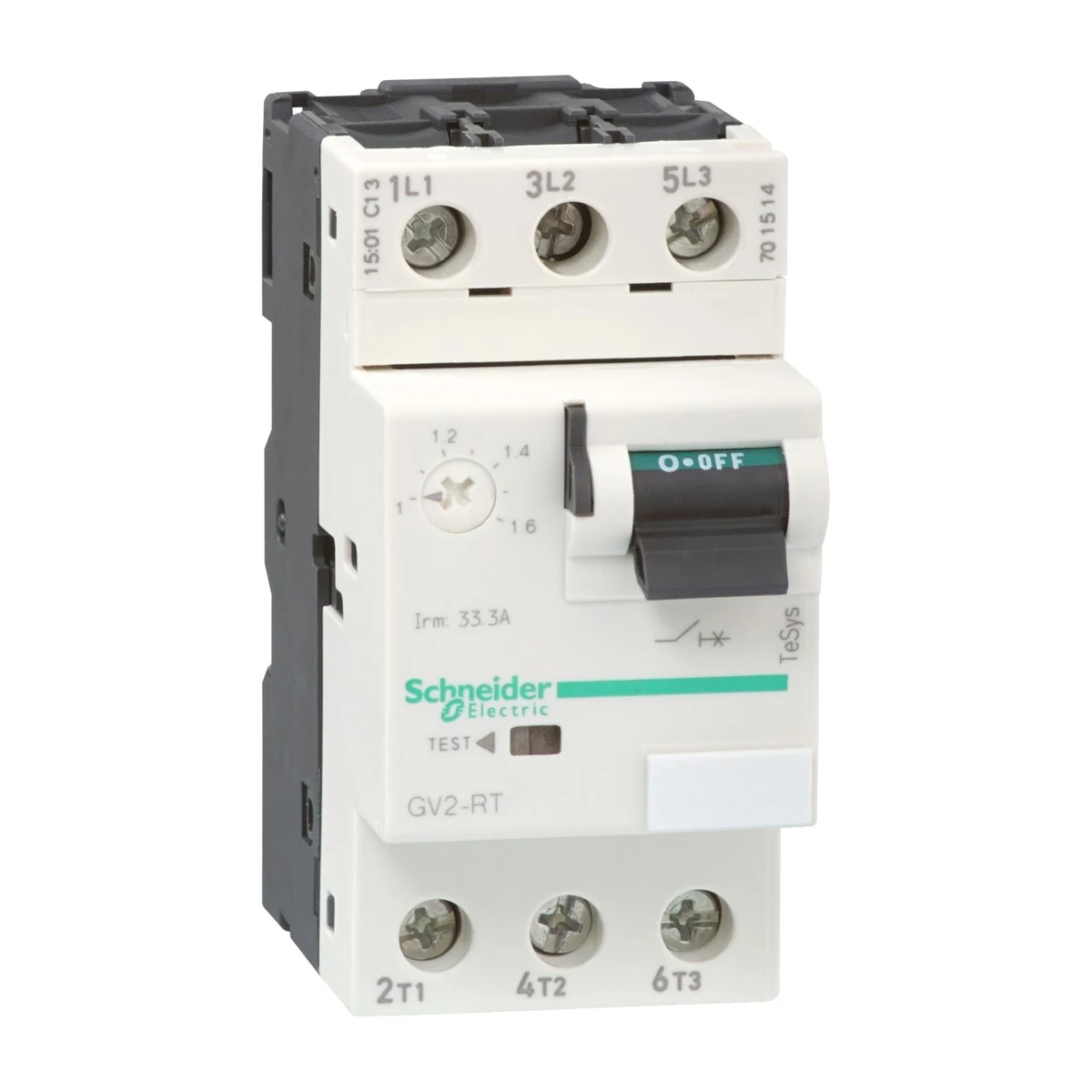 Schneider Electric GV2RT07 TeSys GV2 Motor Devre Kesici Termik Many. 1.6-2.5A — üretici temsili ürün görseli