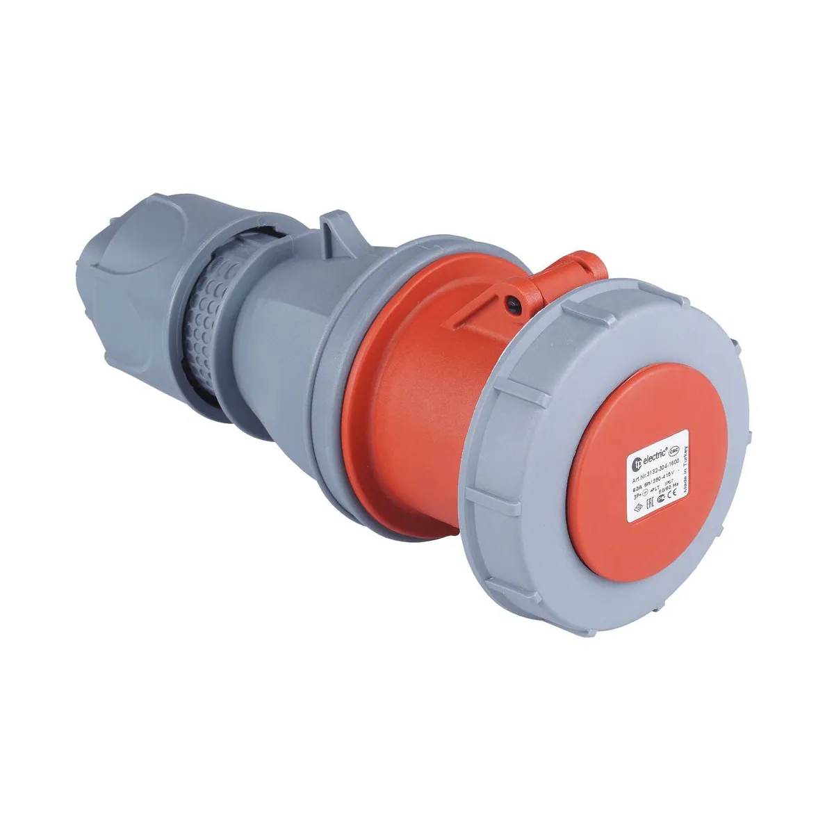 TP Elektrik 3132-304-1600 CEE 4x63A Extension Socket, IP 67, 6h