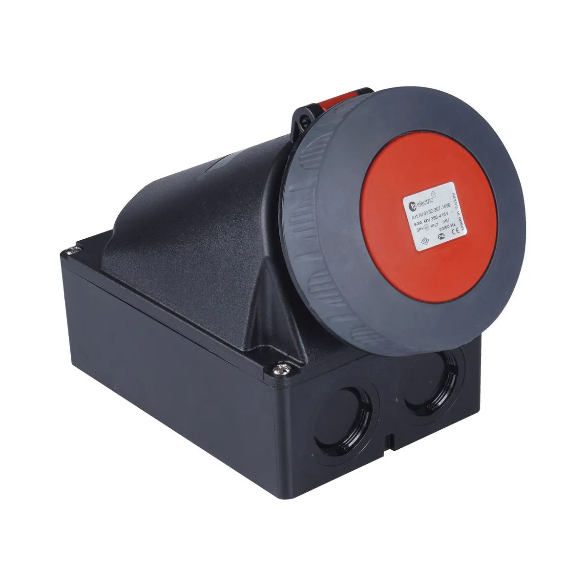 TP Elektrik 3132-307-1699 CEE 4x63A Duvar Prizi (GT), IP 67, 6h