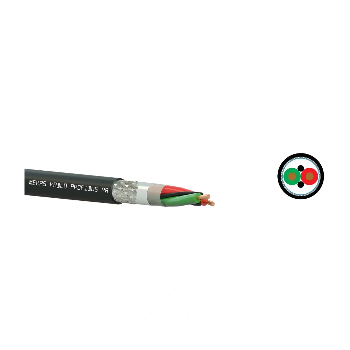 Mekas PROFIBUS PA LIO2Y(St)CH 1x2x22 AWG Endüstri 4.0 Kablosu