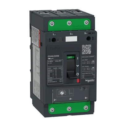 Schneider Electric GV4LE25N TeSys GV4 Motor Circuit Breaker Magnetic 3P 25A 50kA