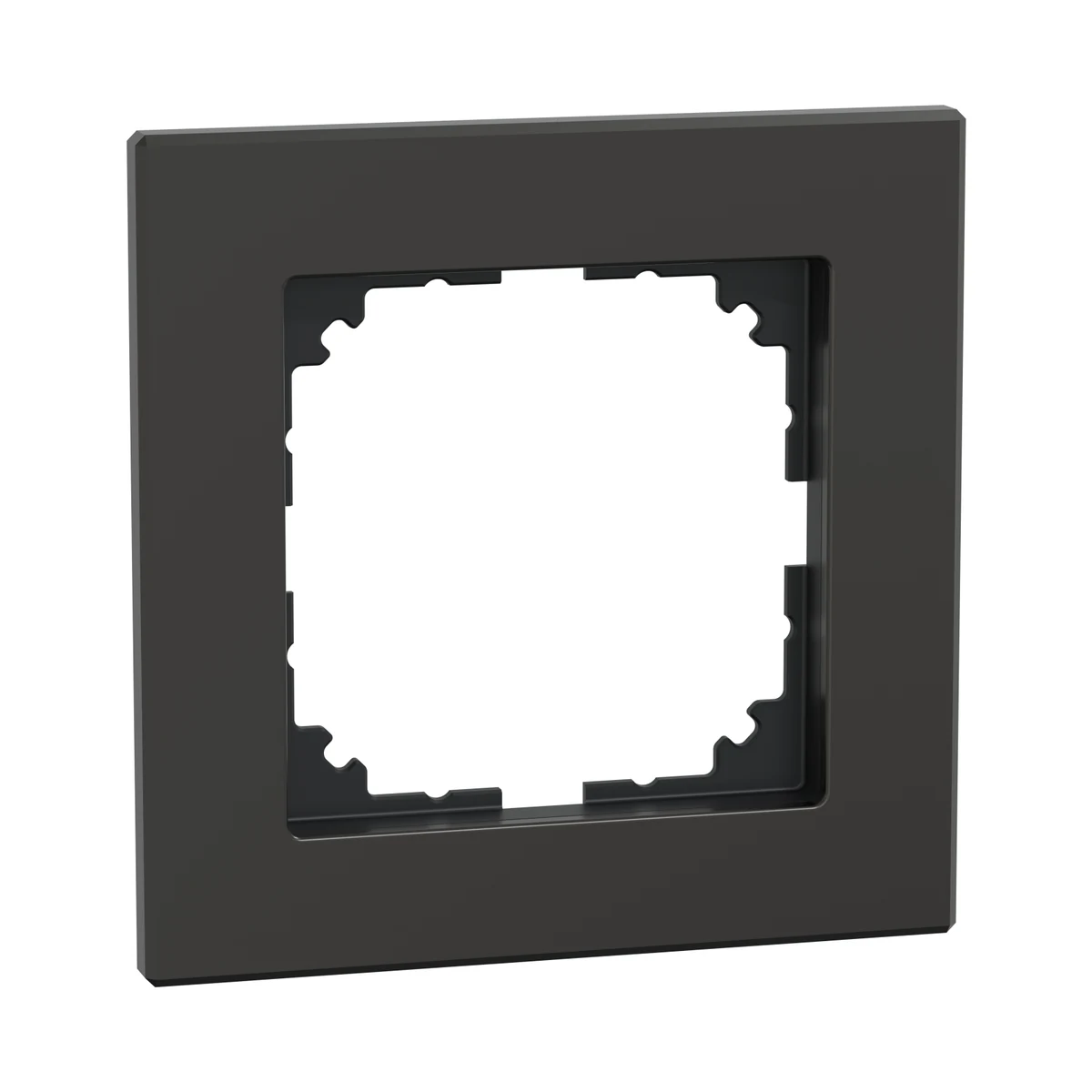 Schneider Electric 475114 Tekli çerçeve, M-Elegance Glass, Rodyum grisi — üretici ürün görseli