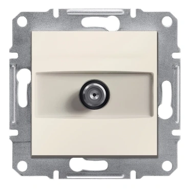 Schneider Electric EPH3770123 Asfora Satellite Socket, Terminating, Single, Without Frame