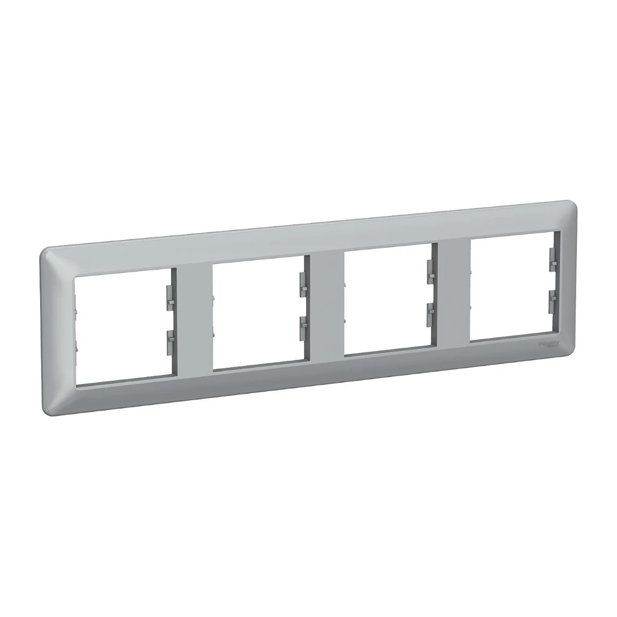 Schneider Electric EPH5805461 Asfora EM Plus 4lü Horizontal Frame Aluminum