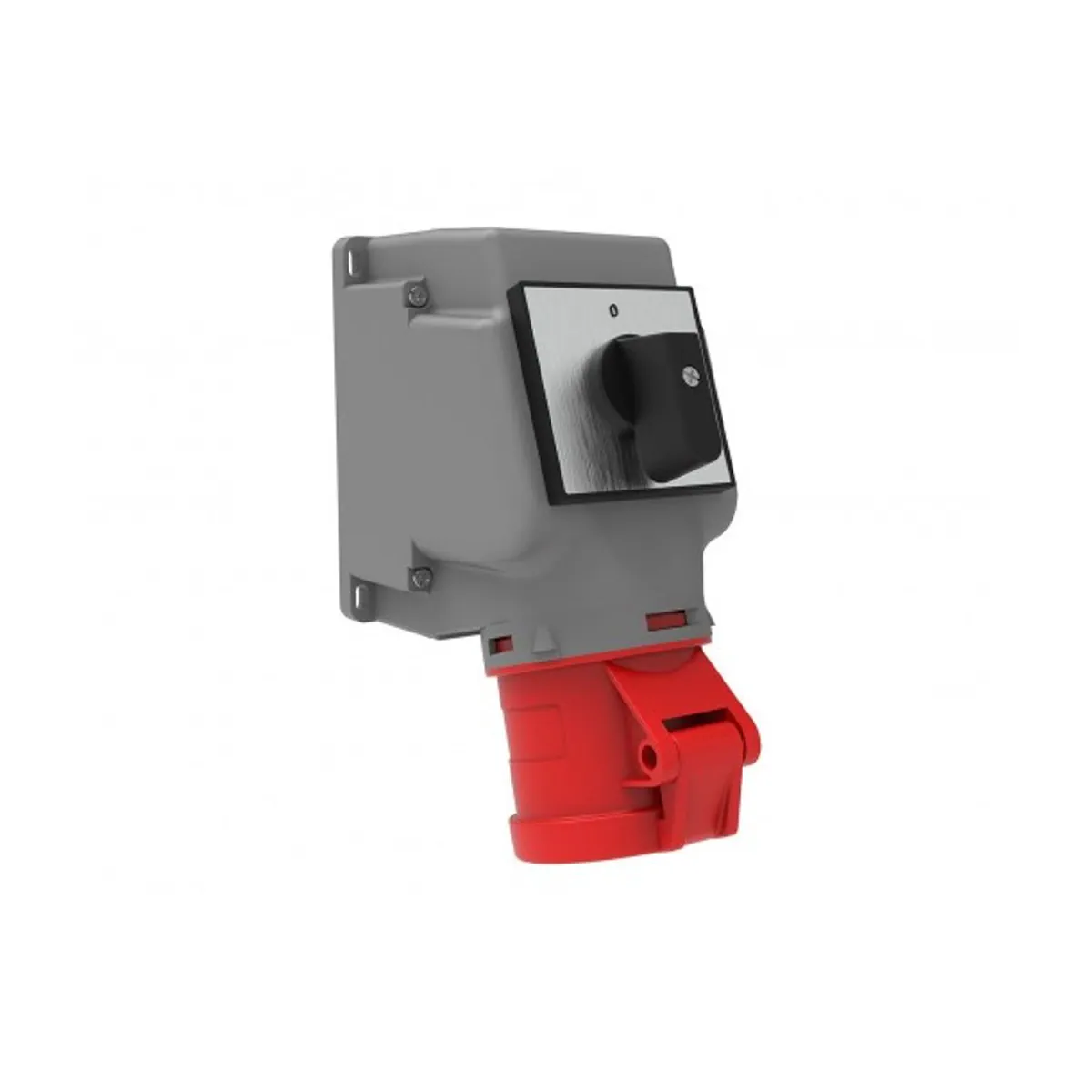 Bemis BC1-3504-2550 CEE Pako Şalterli 90° Eğik Duvar Prizi 32 A 3P+E IP44