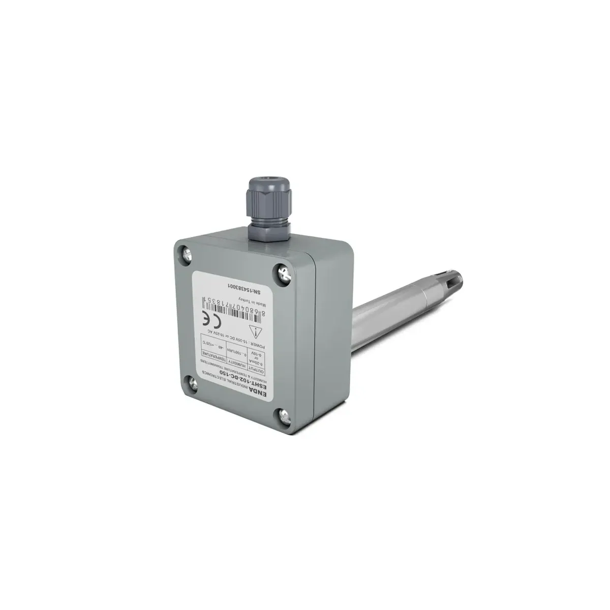 Enda ESHT102-DC-350 Humidity and Temperature Transmitter, Duct Mount Type