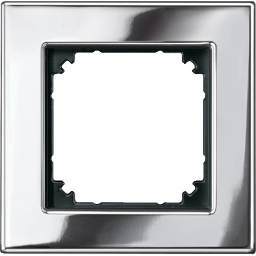 Schneider Electric 475139 Single frame, M-Elegance Glass, Chrome