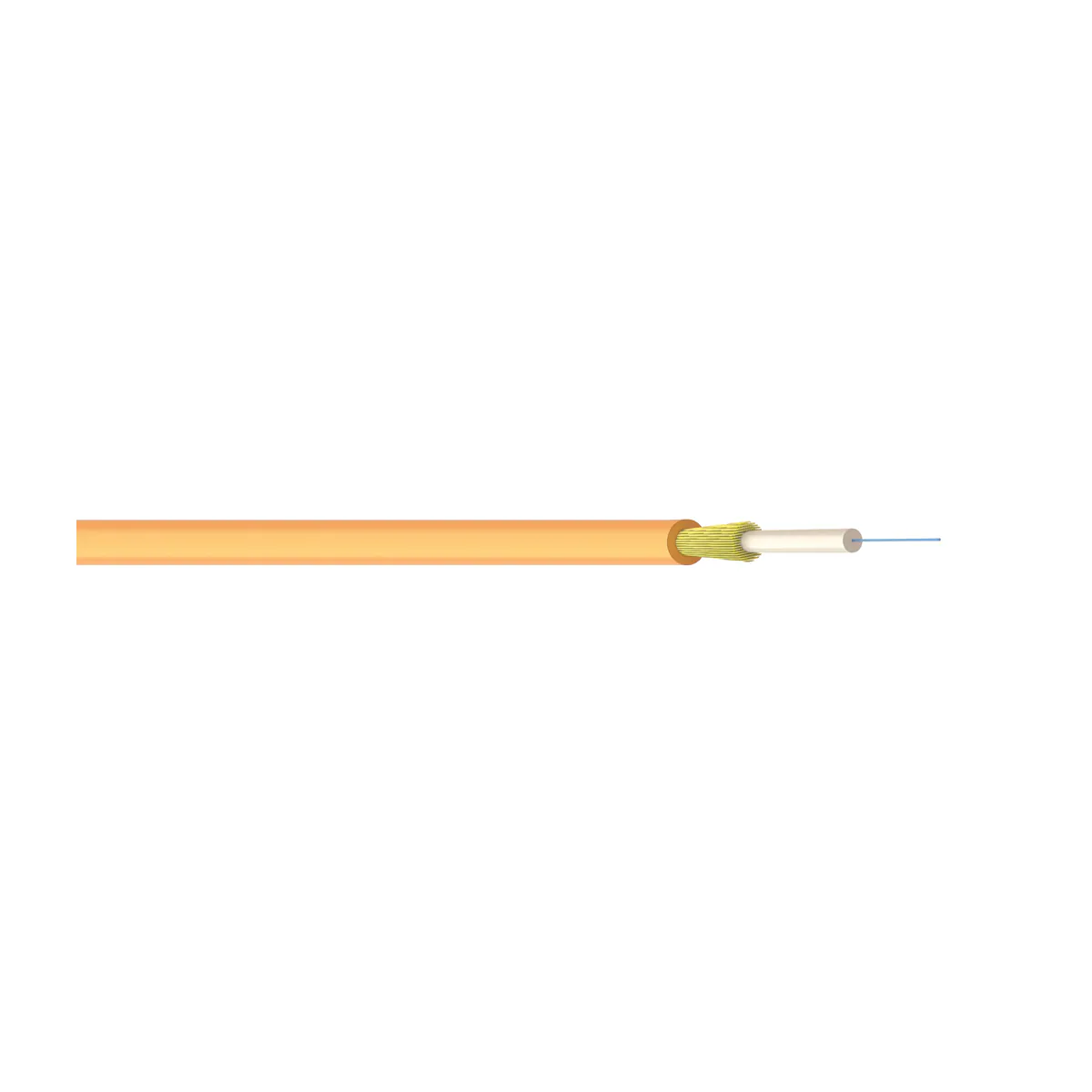 Reçber 1 Fiberli Single Mode G657.A2 Optik Bağlantı Halogen Free Kablo — üreticinin temsili aile görseli; varyant özellikleri ürünün teknik kaydına göre değerlendirilmelidir.