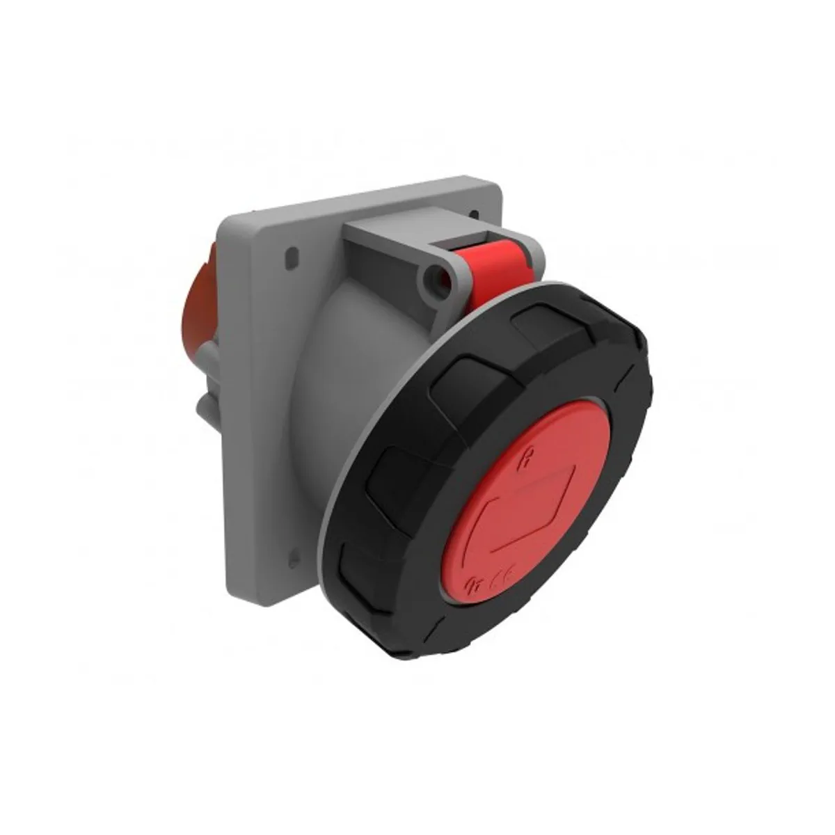 Bemis BC3-4505-7420 CEE 45° Angled Machine Socket with Pilot Contact 63 A 3P+E+N IP67