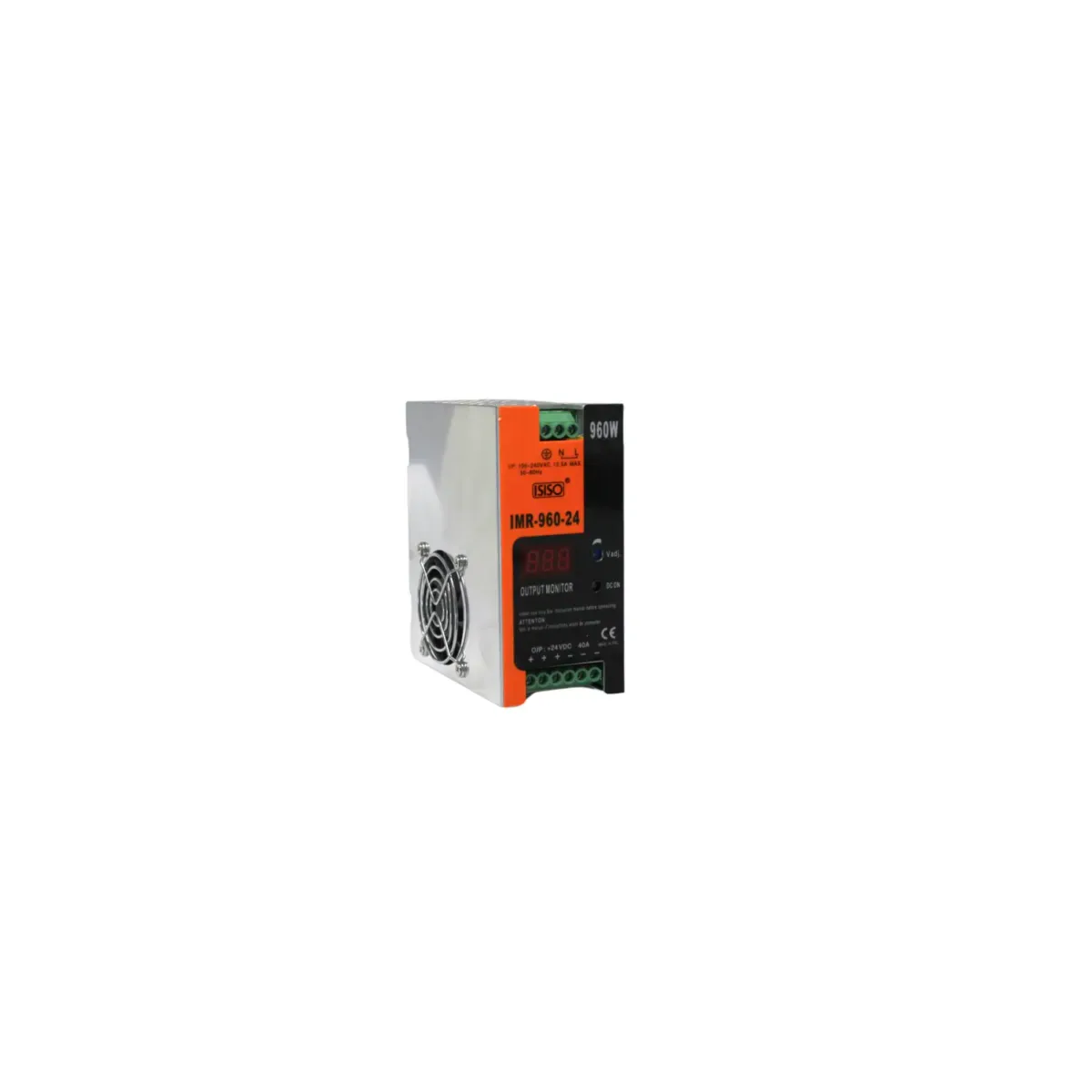 Isıso IMR-960-24 Güç Kaynağı, 960 W, 24 V DC, 40 A (temsili görsel)