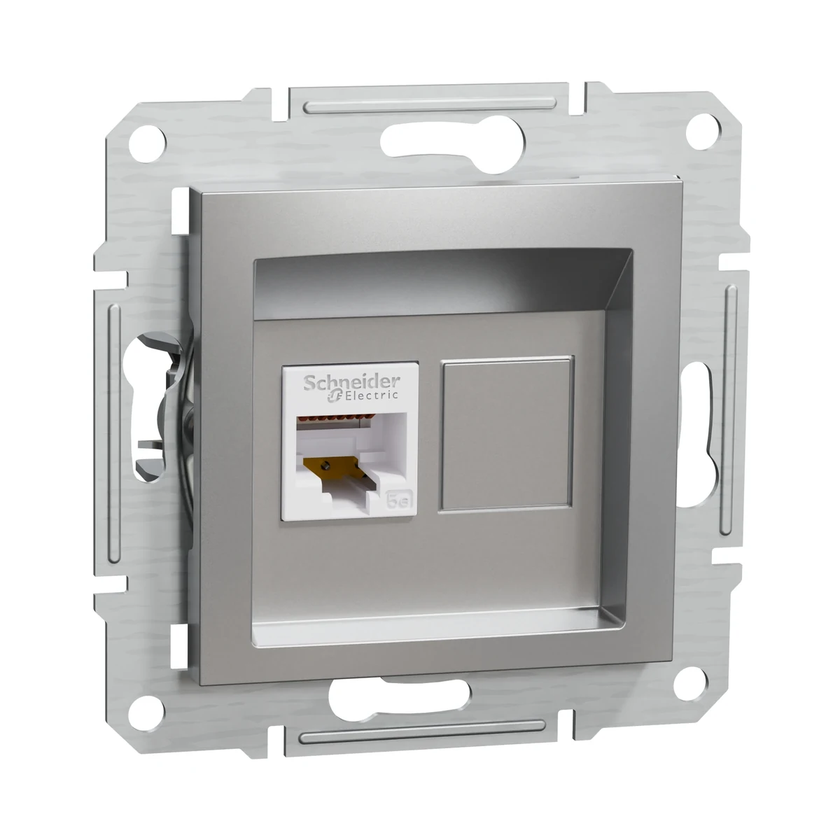 Schneider Electric EPH4300161 Asfora 1*RJ45 CAT.5E UTP Aluminum