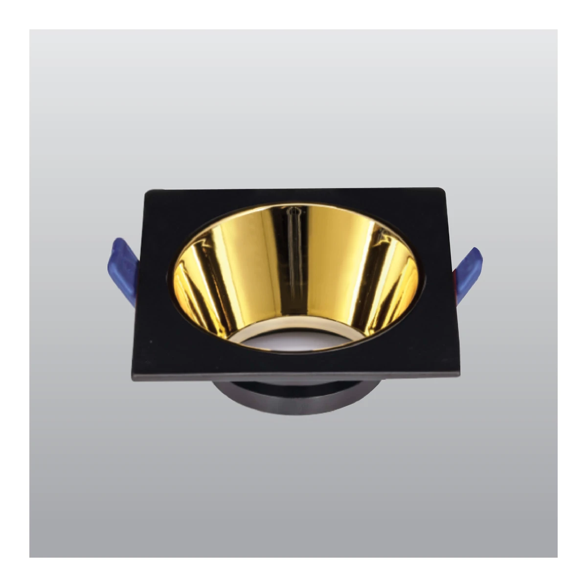 ACK AH03-08021 Flush-Mounted Metal+PC Luminaire Gold