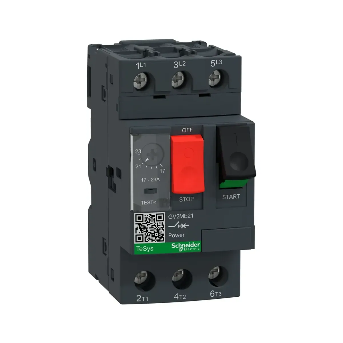 Schneider GV2ME21 TeSys GV2 Circuit Breaker Thermal-Magnetic 17...23A