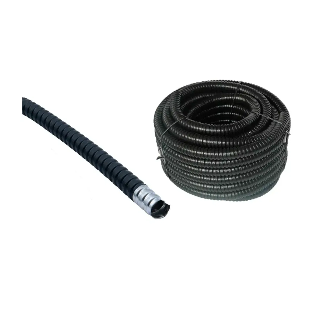 Ortaç OPCS51K Kılavuz Telli PVC Kaplı Galvaniz Spiral Borular - 25metre