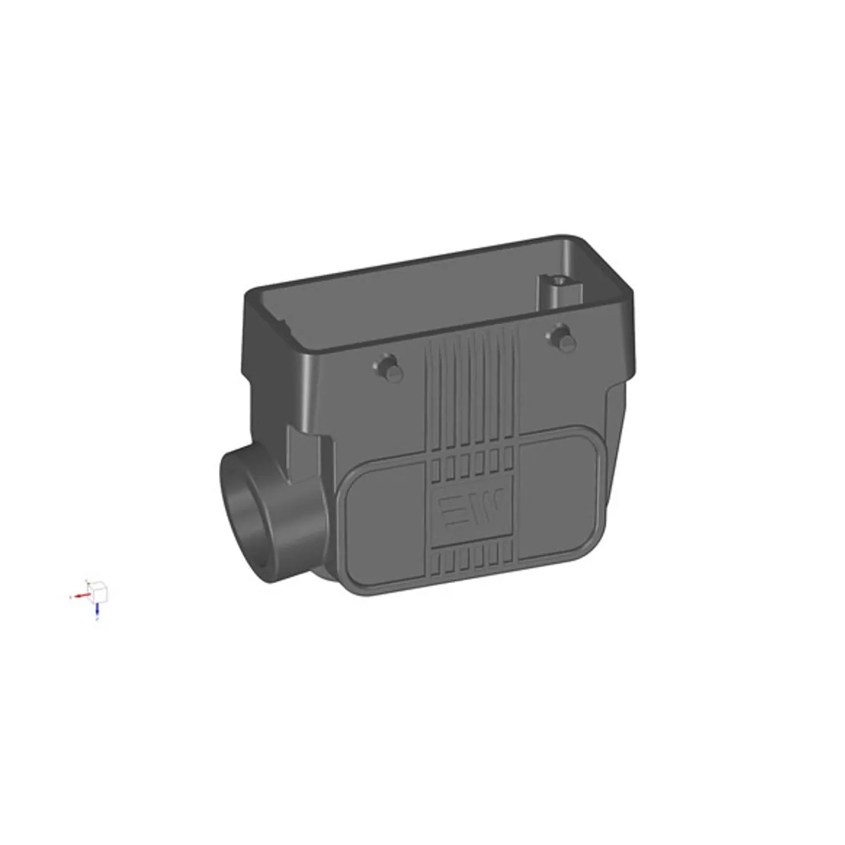 Mete Enerji 2900043 16x16A Multi-Pole Thermoplastic Extension Housing Side Entry PG21