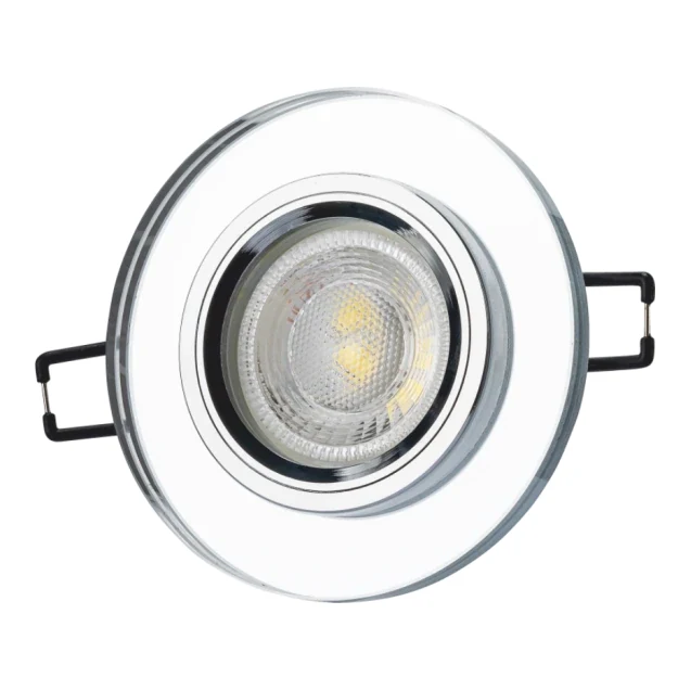 CATA CT-6555 Ortanca Round Decorative Glass Spot GU10