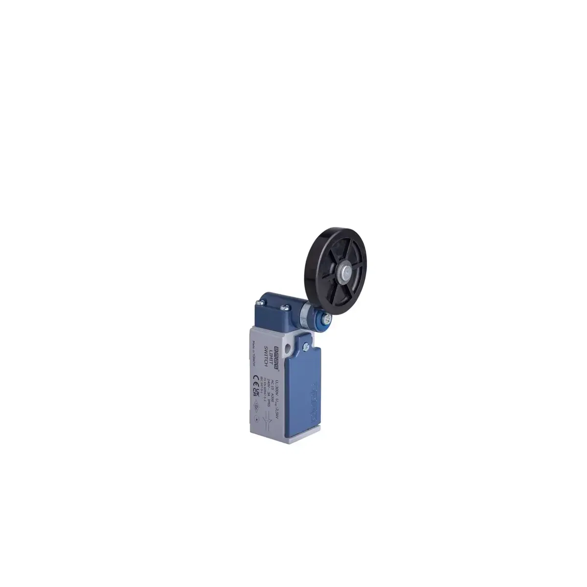 Emas L51 Metal Housing 50 mm Rubber Roller Lever Snap-Action 1NO+1NC Limit Switch L51K13MEL121