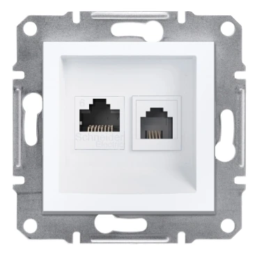 Schneider Electric EPH5270121 Asfora RJ11 + RJ45 Cat6 UTP Without Frame