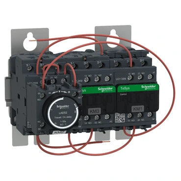Schneider Electric LC3D09AB7 TeSys Deca Star-Delta Starter 3x3P 7.5kW 24VAC