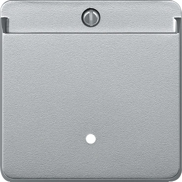 Schneider Electric 315460 Energy saver button cover, aluminum, for M-Plan/M-Elegance frames