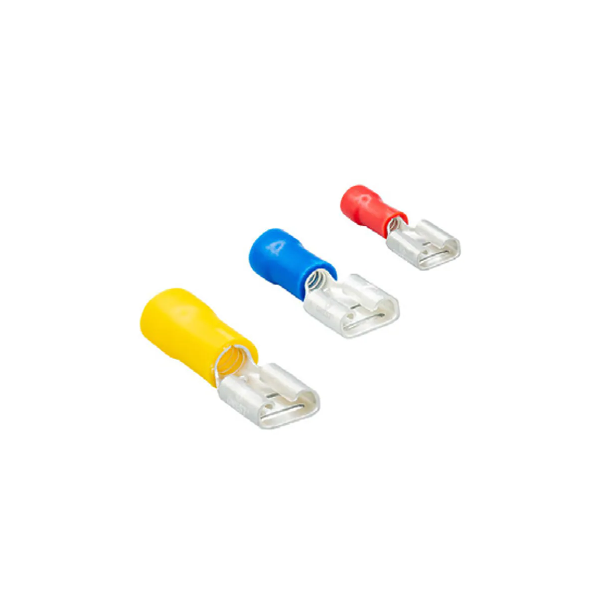Gwest GFD - 1638 Female Faston Type Insulated Cable Terminals — Red