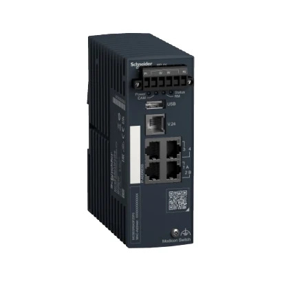 Schneider Electric MCSESR043F23F0 Modicon Redundancy Switch 4TX — üretici katalog görseli