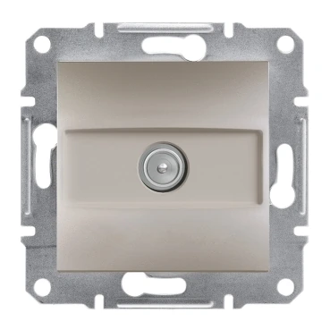 Schneider Electric EPH3200169 Asfora Tekli TV PrizI SONLU 1dB Bronz