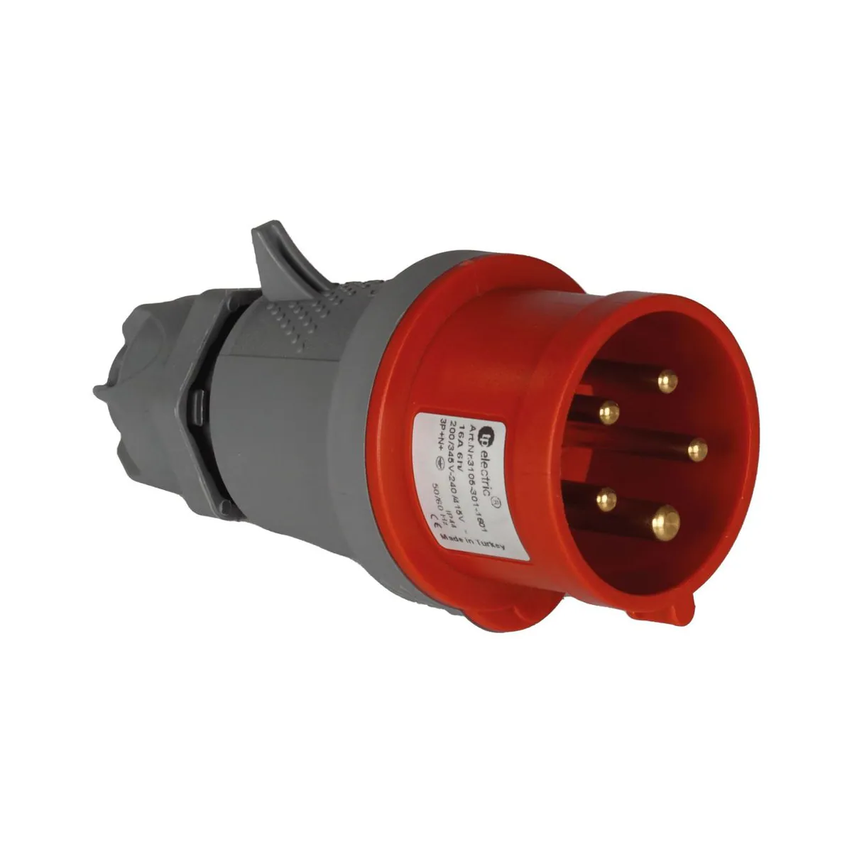 TP Elektrik 3005-301-1601 CEE 5x16A Düz Fiş, IP 44, 6h