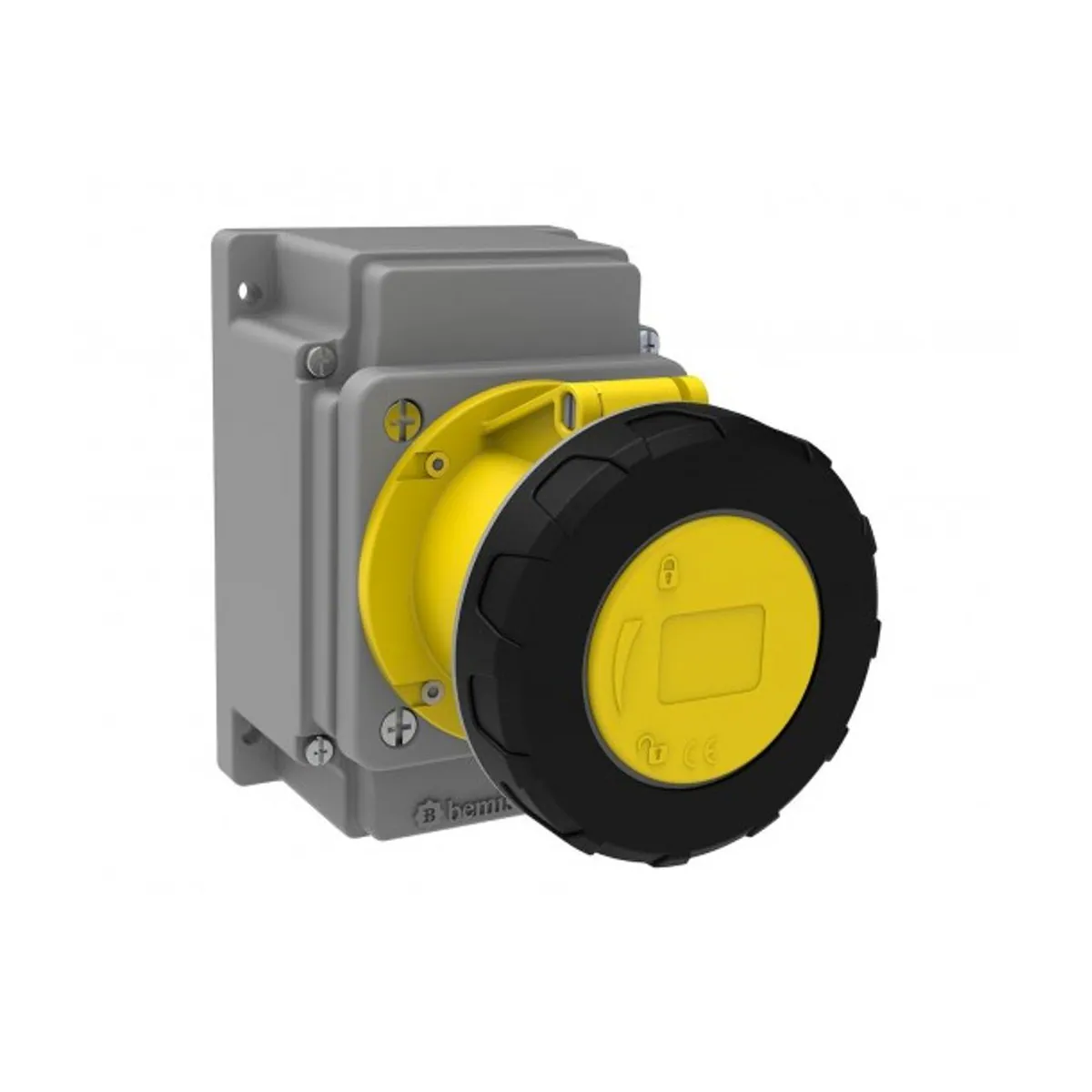 Bemis BC1-4303-7510 CEE Wall Socket 63 A 2P+E IP67