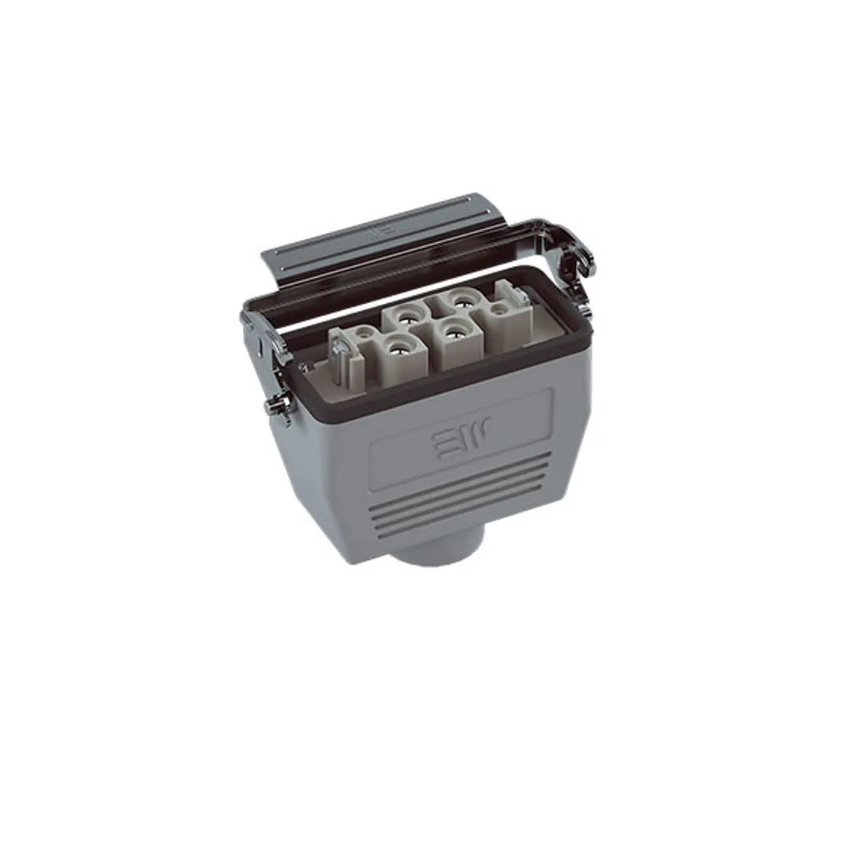 Mete Enerji 403604S 4/2x80/16A Multi-Contact Extension Socket Top Entry Single Metal Latch