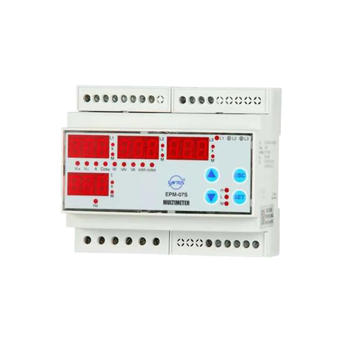 Entes EPM-07-DIN Network Analyzer, 110-230VAC Supply, DIN6
