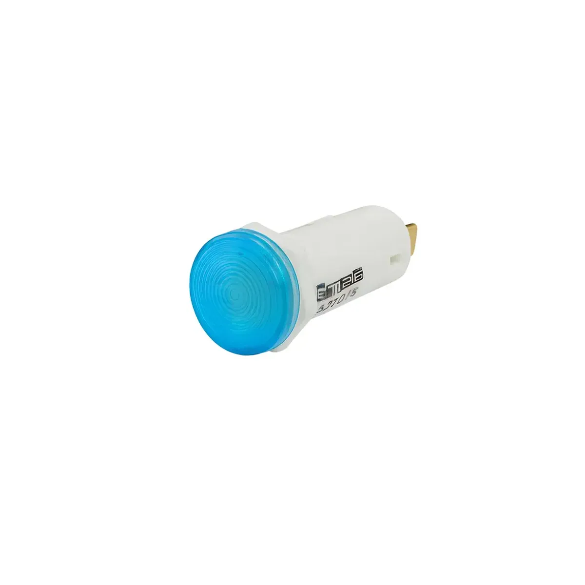 Emas S Series Plastic Bulb 230V AC Tabbed Blue 14mm Pilot Light IP40