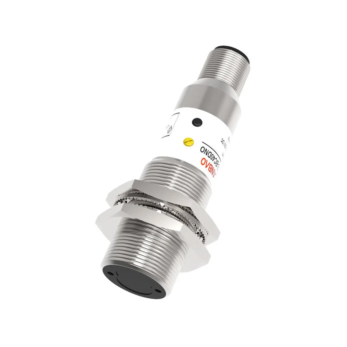 Lanbao PR18T-TM10A-E2 10mt Sensing Range, Light Source Output, M18 Diameter Through-Beam Metal Photoelectric Sensor