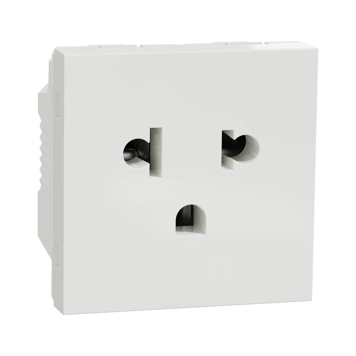 Schneider Electric NU304118 Yeni Unica, Euroamerican Socket 2 module, White