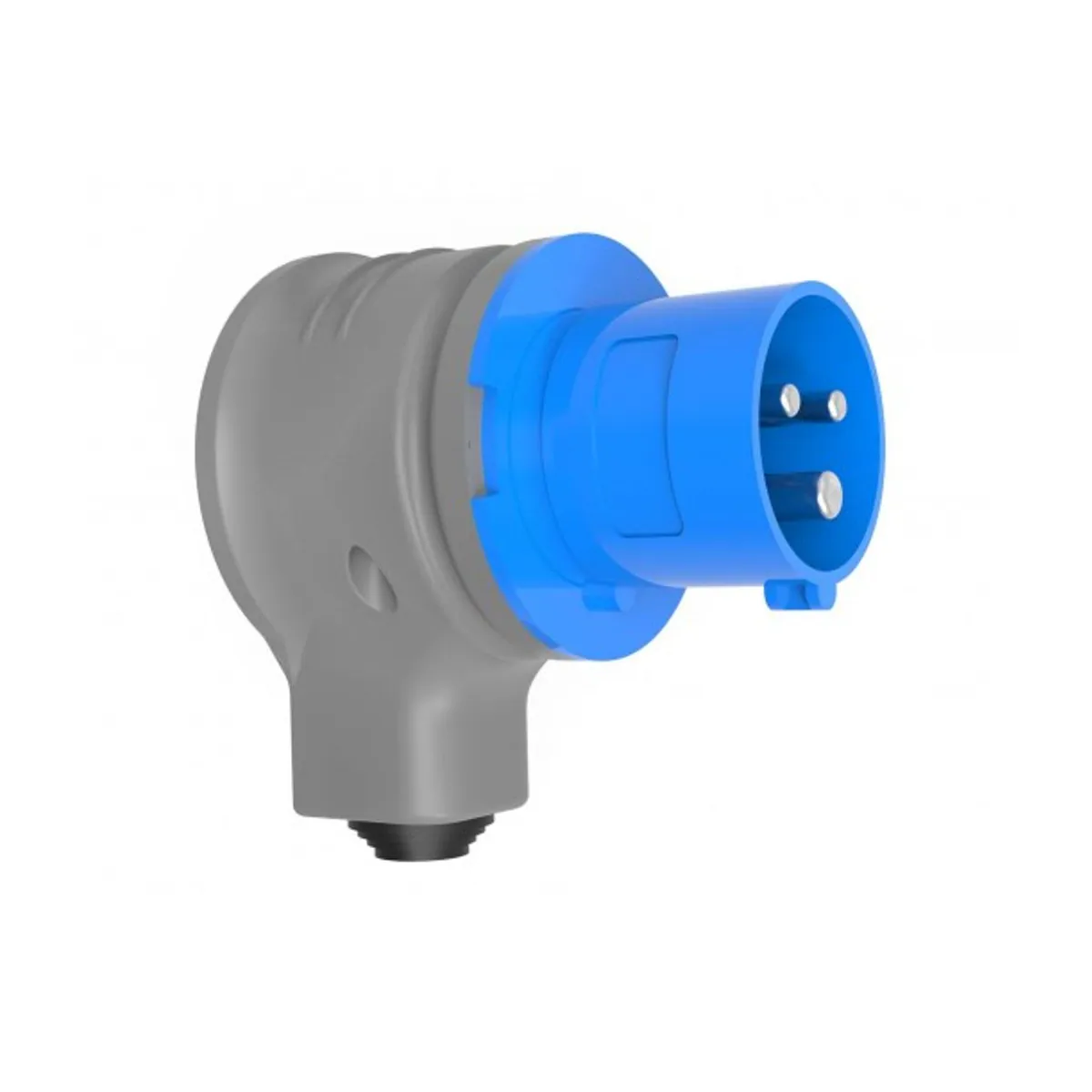 Bemis BC1-1403-2130 CEE 90° Angled Rotary Plug 16 A 2P+E IP44