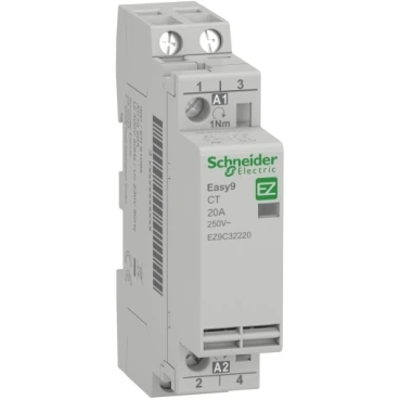 Schneider Electric EZ9C32220 Easy9 Silent Contactor 20A 230/240V AC 2NO NEW