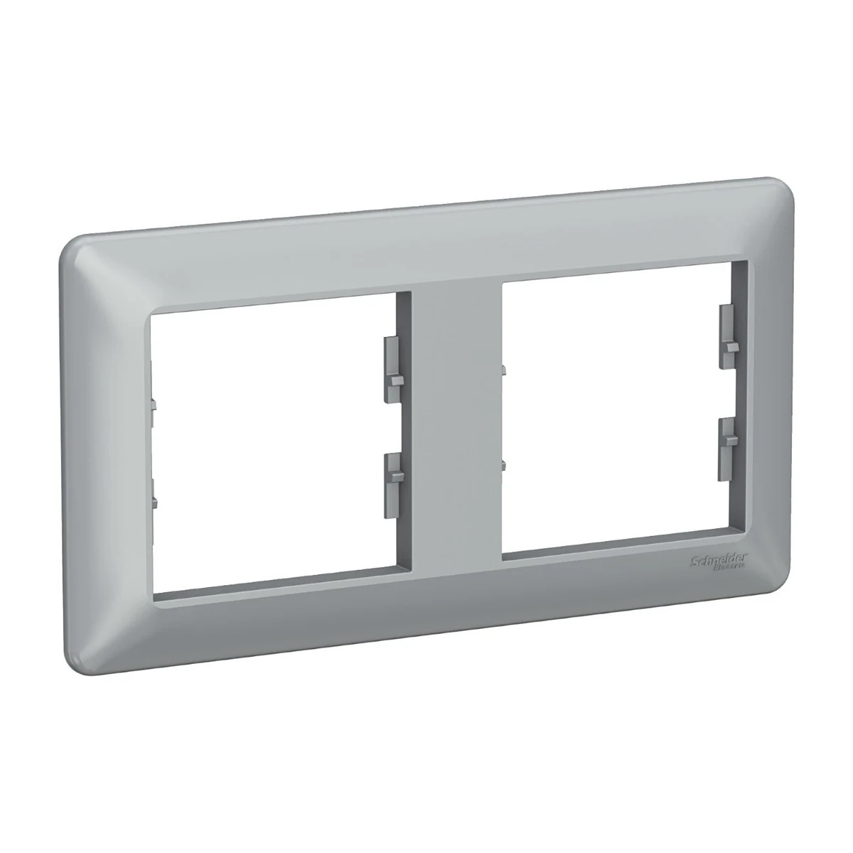 Schneider Electric EPH5805261 Asfora EM Plus 2li Horizontal Frame Aluminum