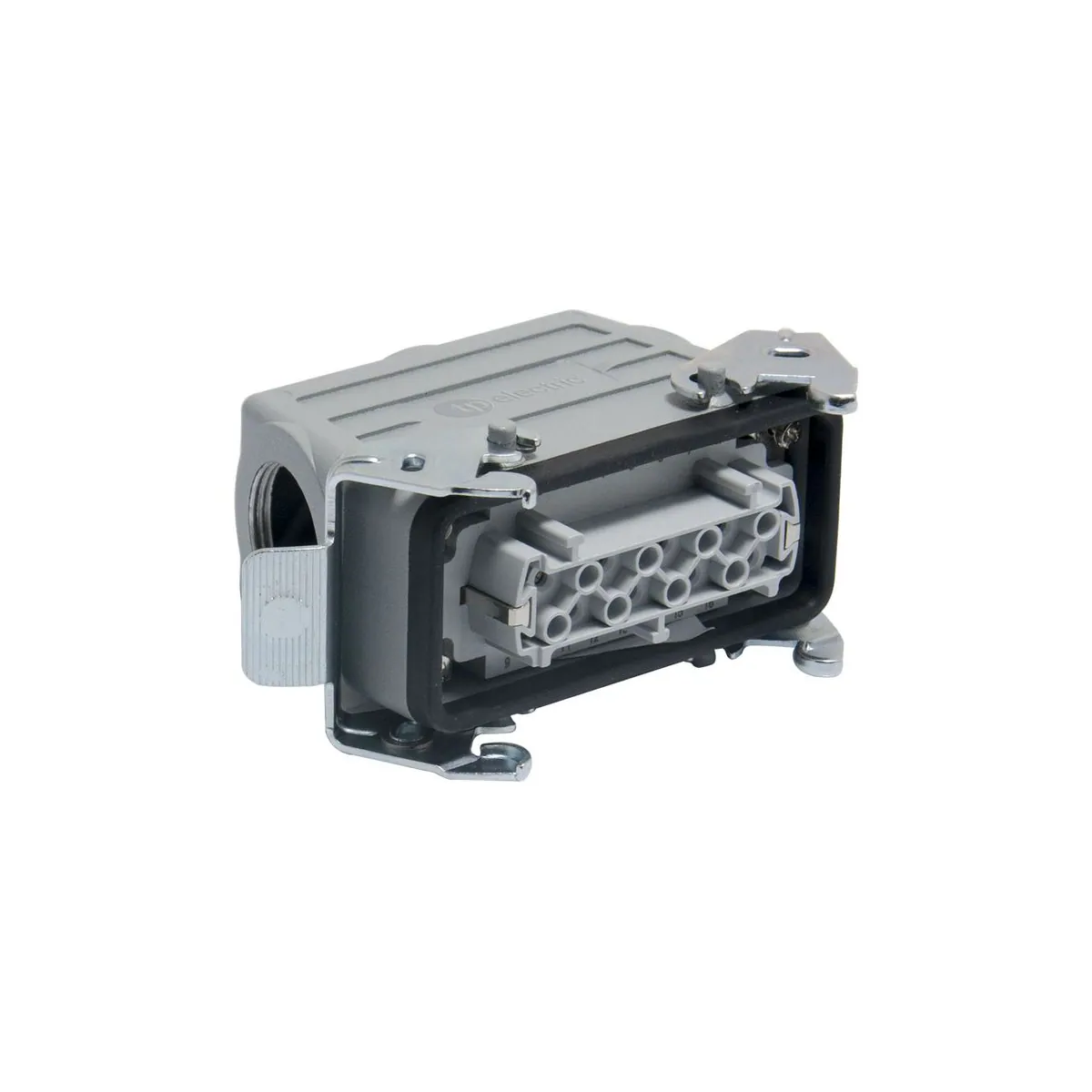 TP Elektrik 61616-310-01P21 16x16A Çok Kontaklı Uzatma Prizi (Yandan Giriş) (Mandallı - Contalı), IP 65